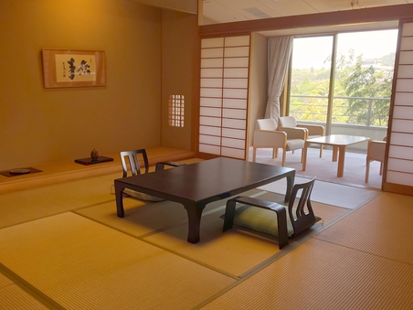 北館｜1・2Ｆ｜和洋室[10畳+TW]（庭側/喫煙）