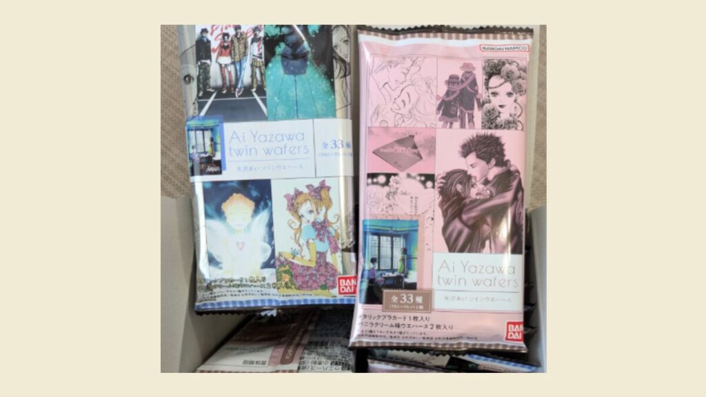 【販売店】矢沢あいウエハースはどこに売ってる？コンビニやアニメイトで買える？